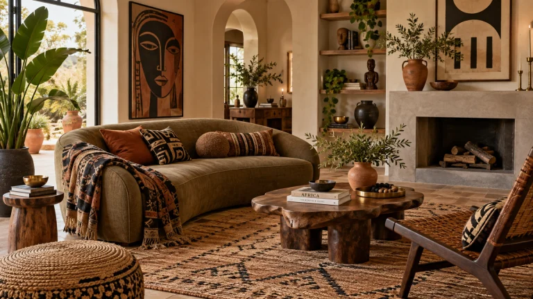 Afro Bohemian Living Room Ideas: How to Create a Bold, Cozy, Culture-Rich Space